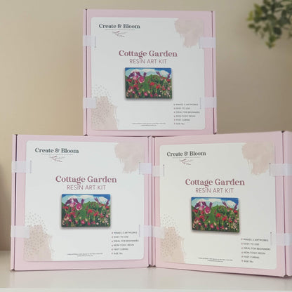 Cottage Garden Resin Art kit: Craft Kit
