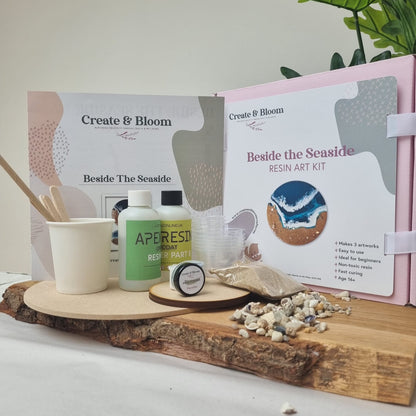 Beside the Seaside Resin Art Craft Kit: Epoxy Resin Beach Art Kit!