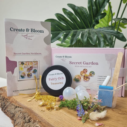 Secret Garden Resin Jewellery Kit