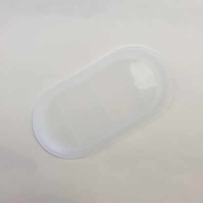 Silicone Mould for Resin Crafts - Sleek Narrow Edge Oval Tray