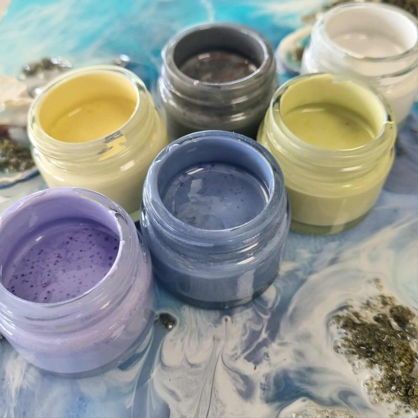 Opaque Resin Pigment Bundle: Coastal Tranquility!