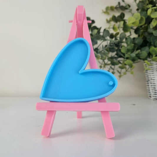 Silicone Mould for Resin Crafts - Eternal Heart Keyring No-drill Mould!