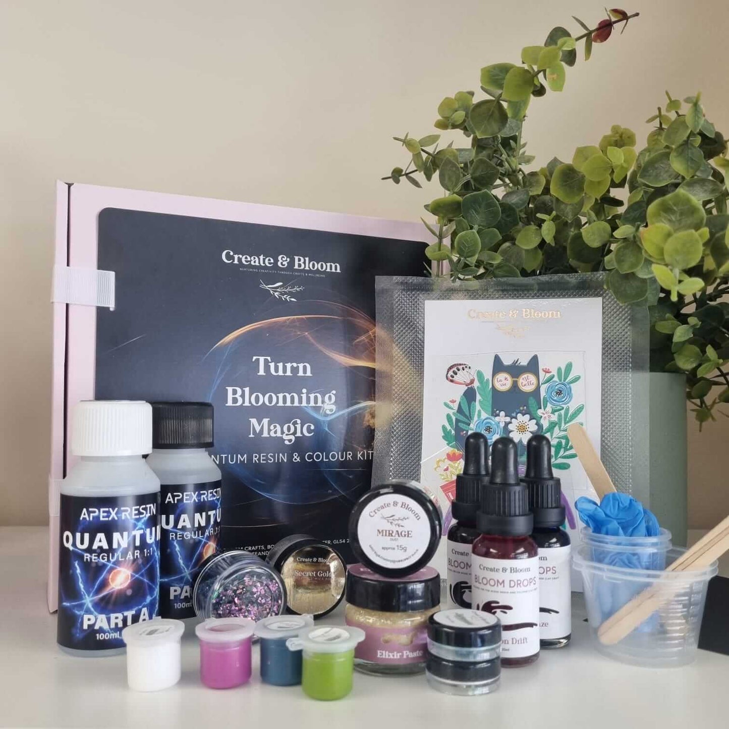 Turn Blooming Magic: Quantum Resin Tumbler and Turning Essentials Kits!