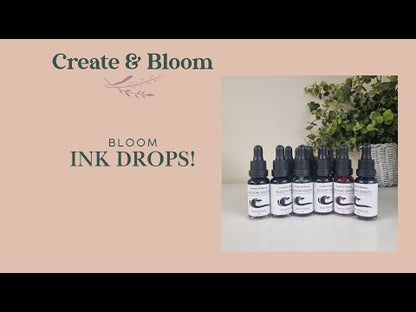 Bloom Ink Drops: Mixed Media Ink drops for Crafts - Rose Whisper!