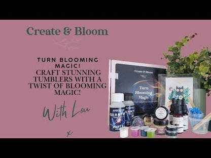 Turn Blooming Magic: Quantum Resin Tumbler and Turning Essentials Kits!