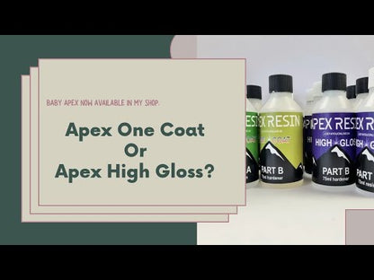 Baby Apex Resin High Gloss - Low Viscosity, Fast Curing Epoxy Resin - 150ml
